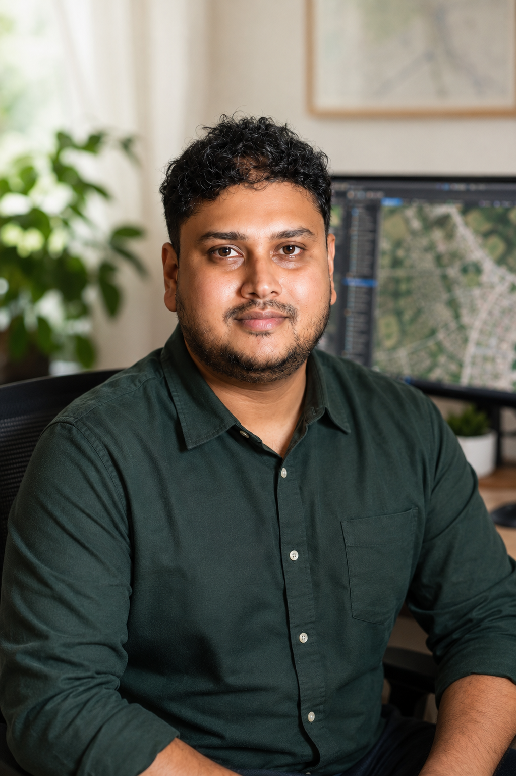 Portrait of M. Mashrur Zaman, GIS and photogrammetry specialist based in Dhaka